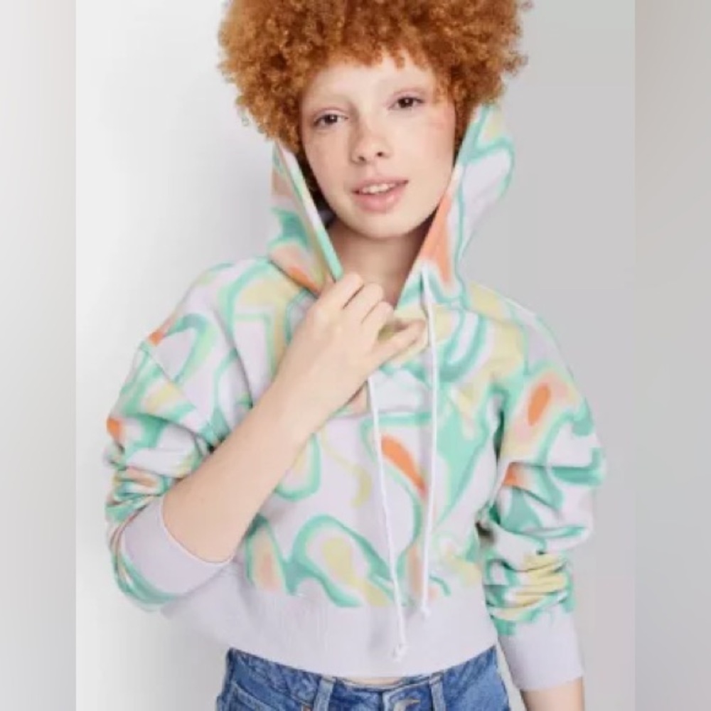 Wild Fable M Cropped Hooded Sweatshirt
